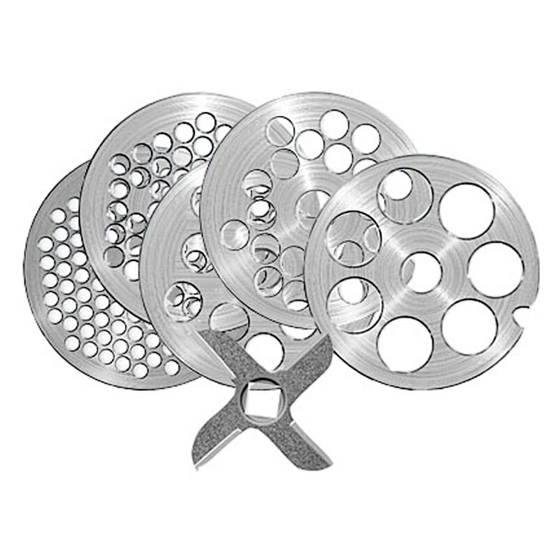 #10/12_Stainless_Steel_Grinder_Plate_Assortment