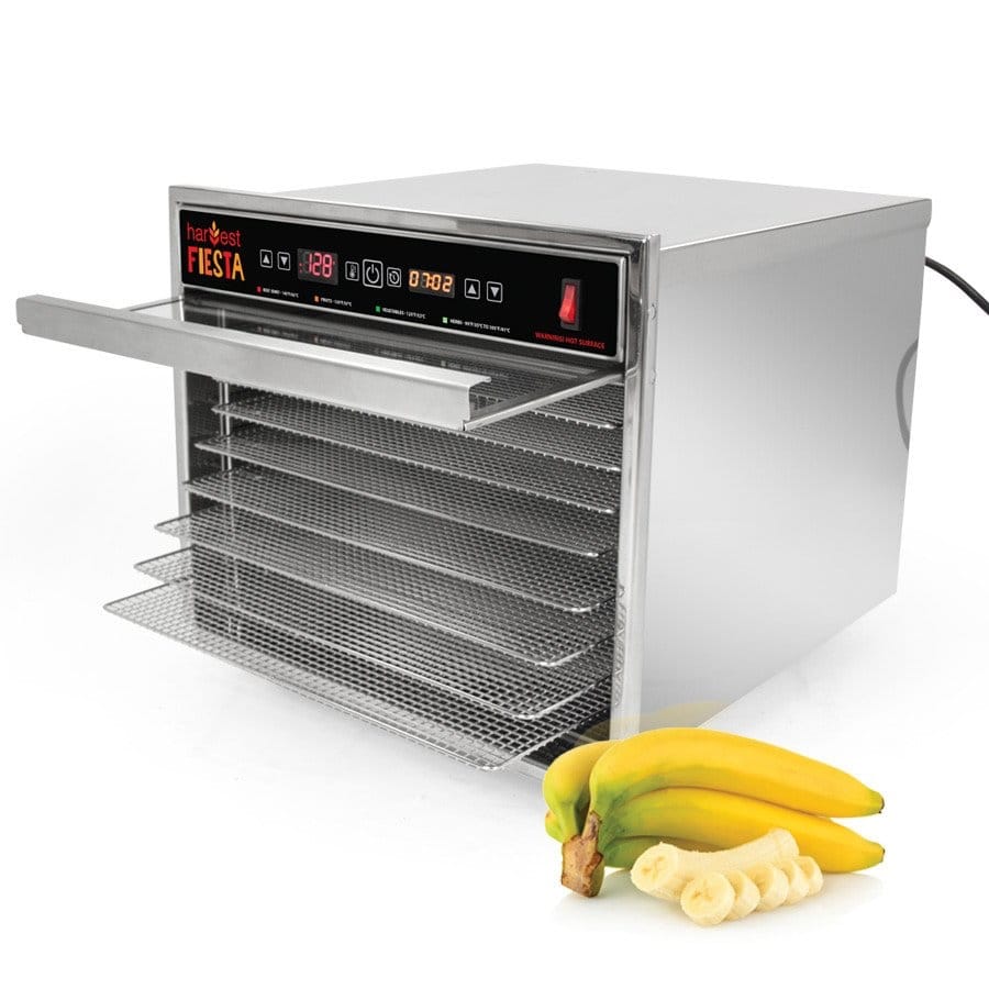 Harvest Fiesta 8 Tray Digital Food Dehydrator with S/S Shelves