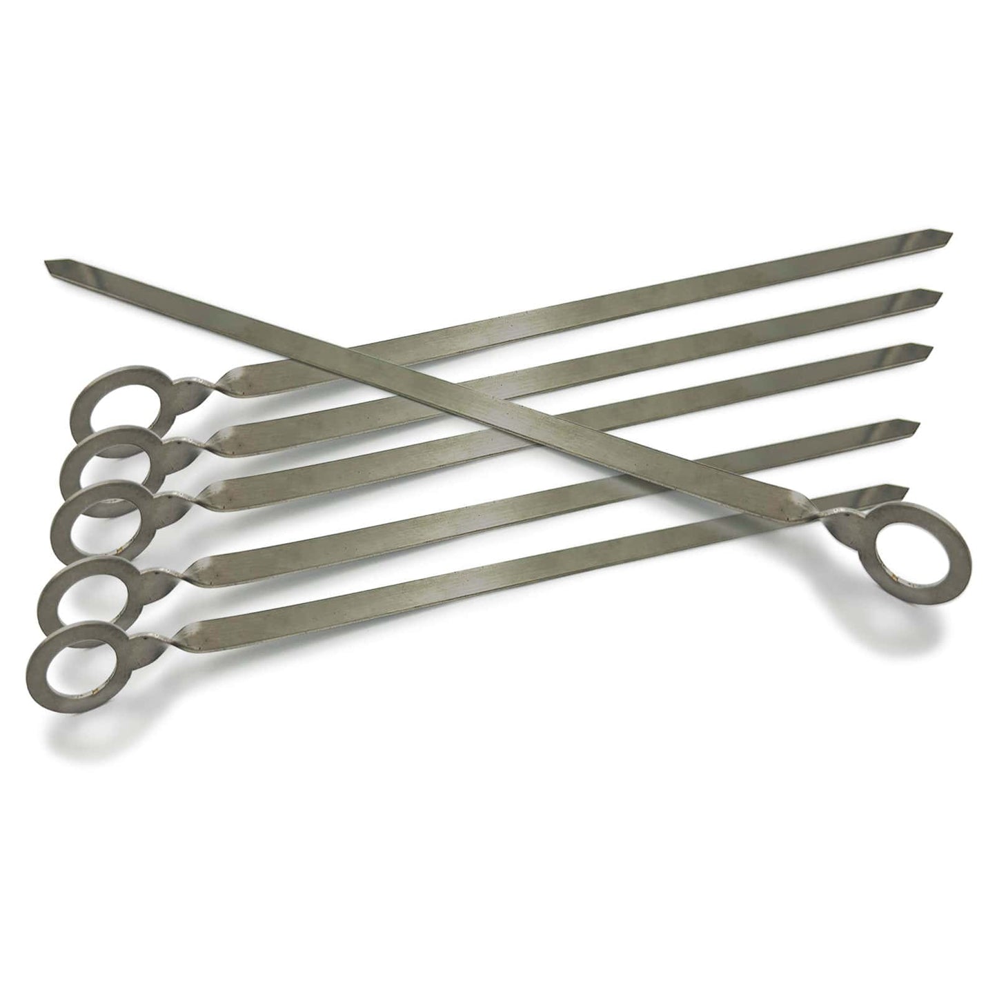 tsm-shashlik-holder-with-skewers;kabobholder-with-skewers-infographic;14x11x4-in-stainless-steel-shishkabob-holder-with-six-skewers;stainless-steel-skewer-infographic;6-piece-Skewer-Set