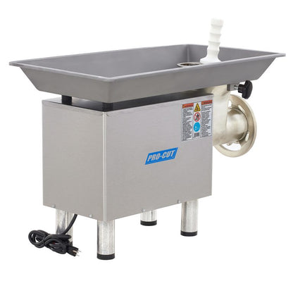 Pro-Cut_#22_Electric_Meat_Grinder;110_Volt_1_HP_Motor_For_Reliable_Meat_Grinding;Single_Phase_Electrical_Connection;Electrical_Grinder_with_Robust_Headstock;Easy_To_Clean_Detachable_Parts;Pro_Cut_22_Meat_Grinder_Electrical;Pro_Cut_22_Electrical_Meat_Grinder