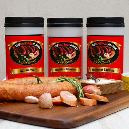 TSM_Greatest_Hits_Bundle_Kit_Sausage_Seasoning;Breakfast_Sausage_Seasoning_1lb_8oz;Sweet_Italian_Sausage_Seasoning_1lb_8oz;Bratwurst_Sausage_Seasoning_1lb_8oz