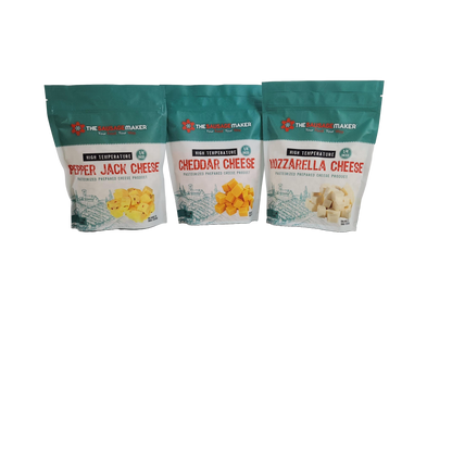 High_Temp_1lb_Cheese_Assortment_Cheddar,_Pepper_&_Mozzarella;High_Temp_Cheese_Instructions;High_Temp_Cheddar_Cheese,_1_lb.;High_Temp_Mozzarella_Cheese,_1_lb.