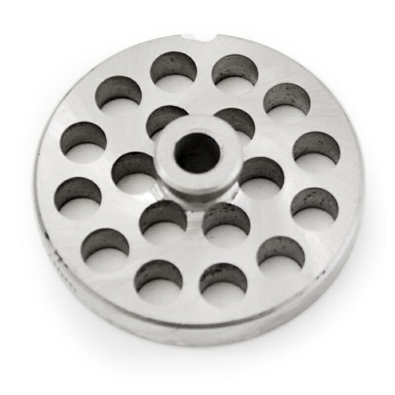 #22_Stainless_Steel_1/2"_Grinder_Plate_w/Hub