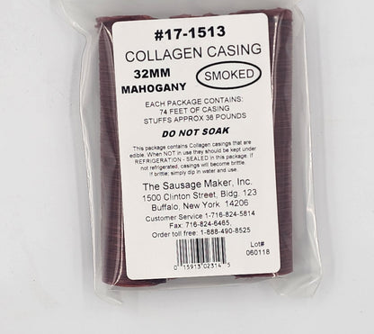 Mahogany_Collagen_Casings_32mm;Mahogany_Collagen_Casings_32mm