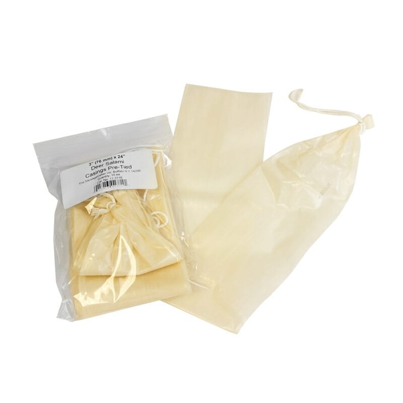 Pre-tied_Clear_Fibrous_Salami_Casings_76mm