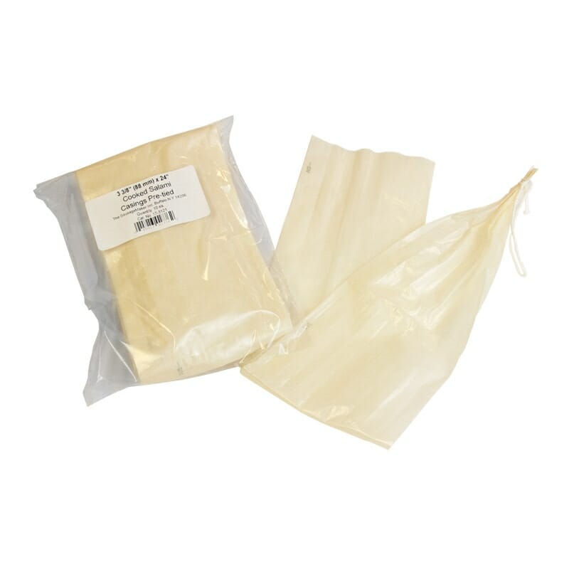 Pre-tied Clear Fibrous Casings 88mm – The Sausage Maker