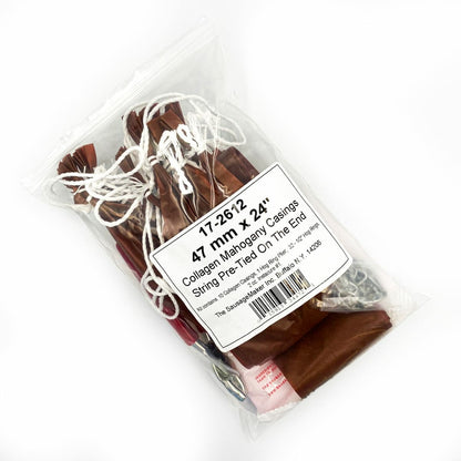 47mm_x_24"_Mahogany_Collagen_Casing_Kit