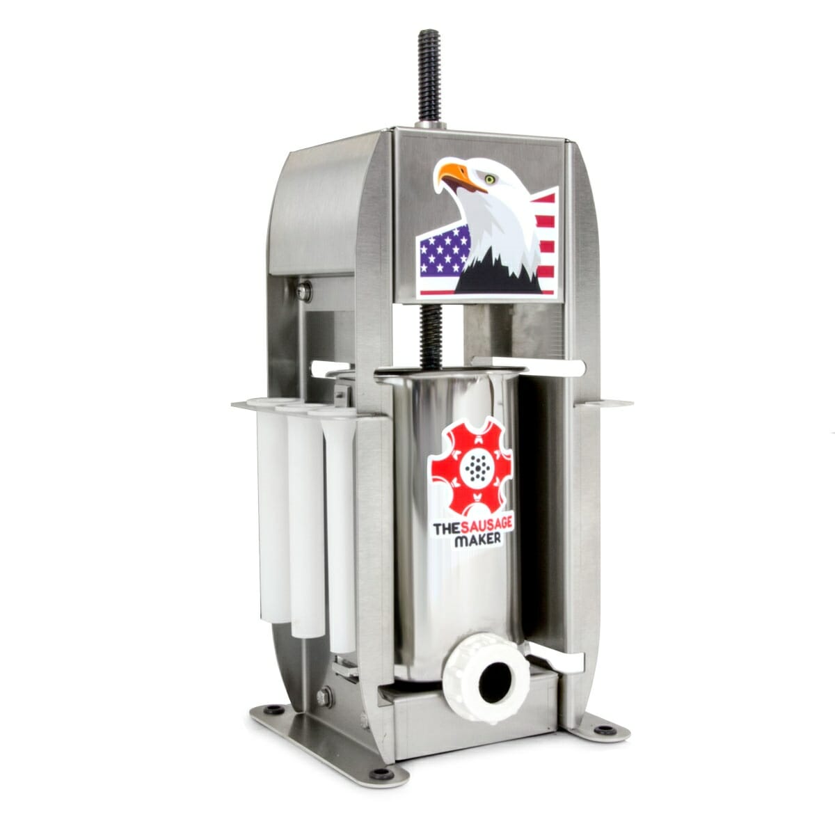 The_Sausage_Maker_5_lb._deluxe_sausage_stuffer,_built_by_TSM_for_easy_sausage_filling