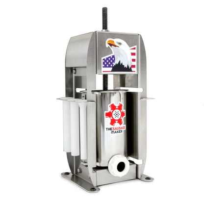 The_Sausage_Maker_5_lb._deluxe_sausage_stuffer,_built_by_TSM_for_easy_sausage_filling