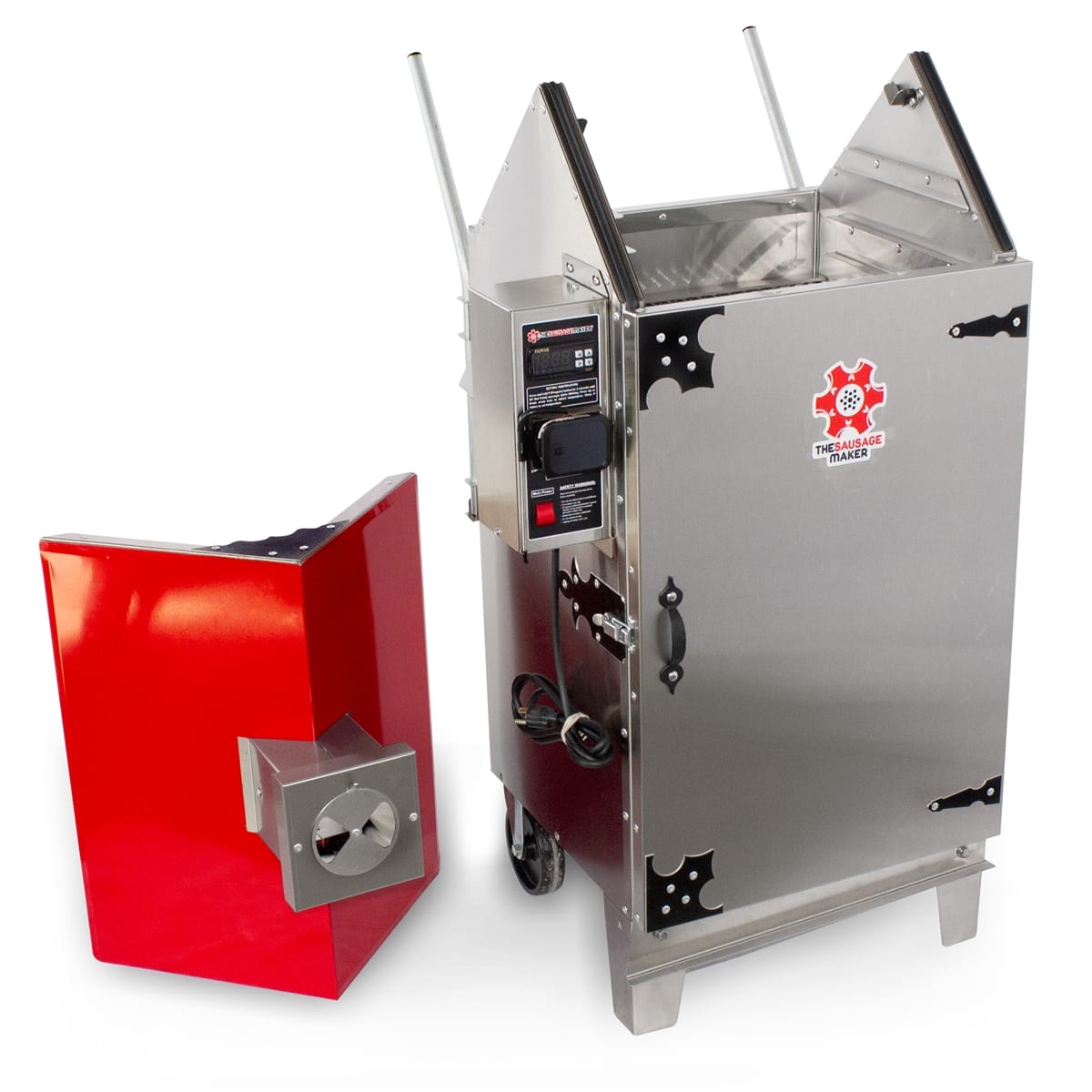 30_Lb_Smoker_Kit;Hickory_Sawdust_5lbs_Bag;Smoked_Collagen_Casings_19mm;Smoked_Collagen_Casings_32mm;Stainless_Steel_Blooming_Rack;Compact_Food_Handling_Lug_with_Cover;6-Prong_Bacon_Hanger