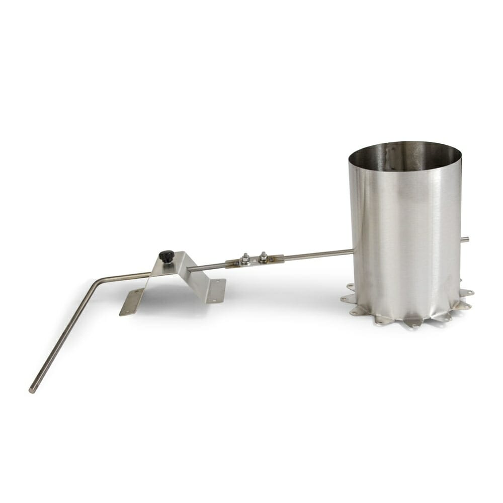 6" Smoke Stack with Damper for 100 lb. Smokers