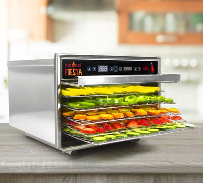 Harvest Fiesta 5 Tray Digital Food Dehydrator with S/S Shelves