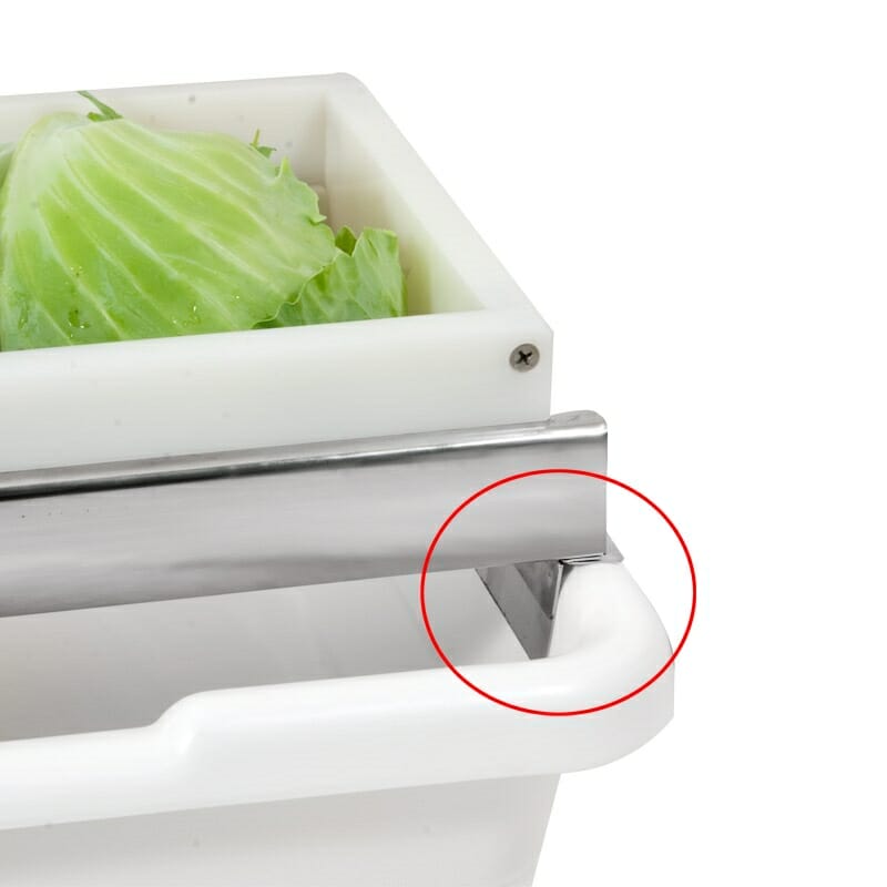 Lug Brackets (2) for Stainless Steel Cabbage Shredder