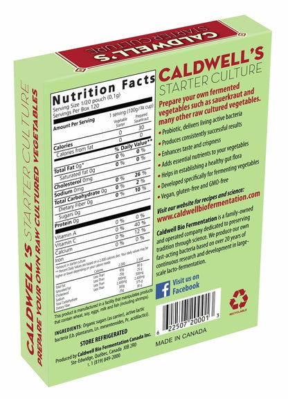 Caldwell's Vegetable Starter Culture
