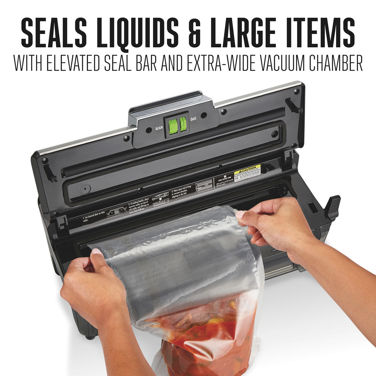 Weston_wet_and_dry_food_vacuum_sealer_with_date_stamp_for_airtight_storage
