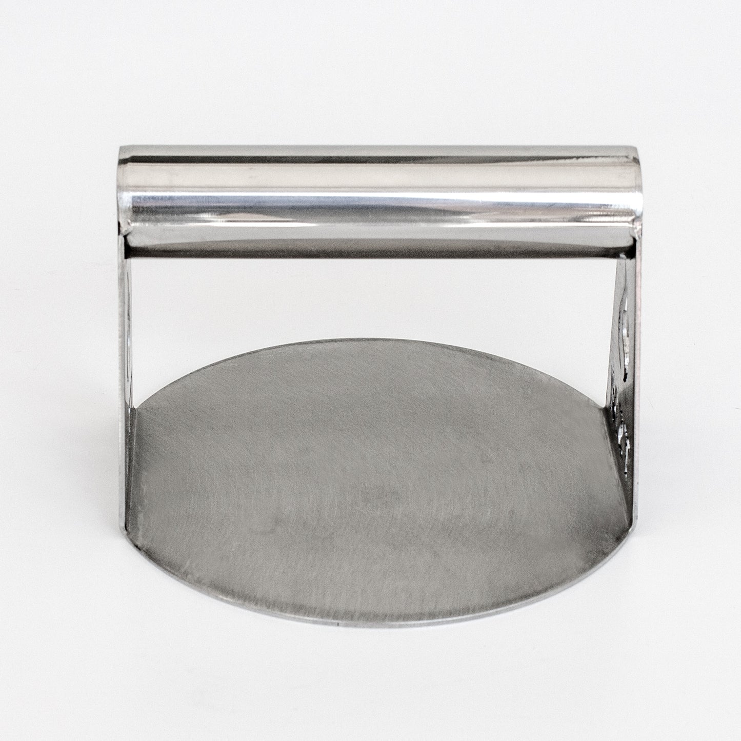 sausage-maker-burger-press;pressing-meat-patty-with-the-tsm-burger-press