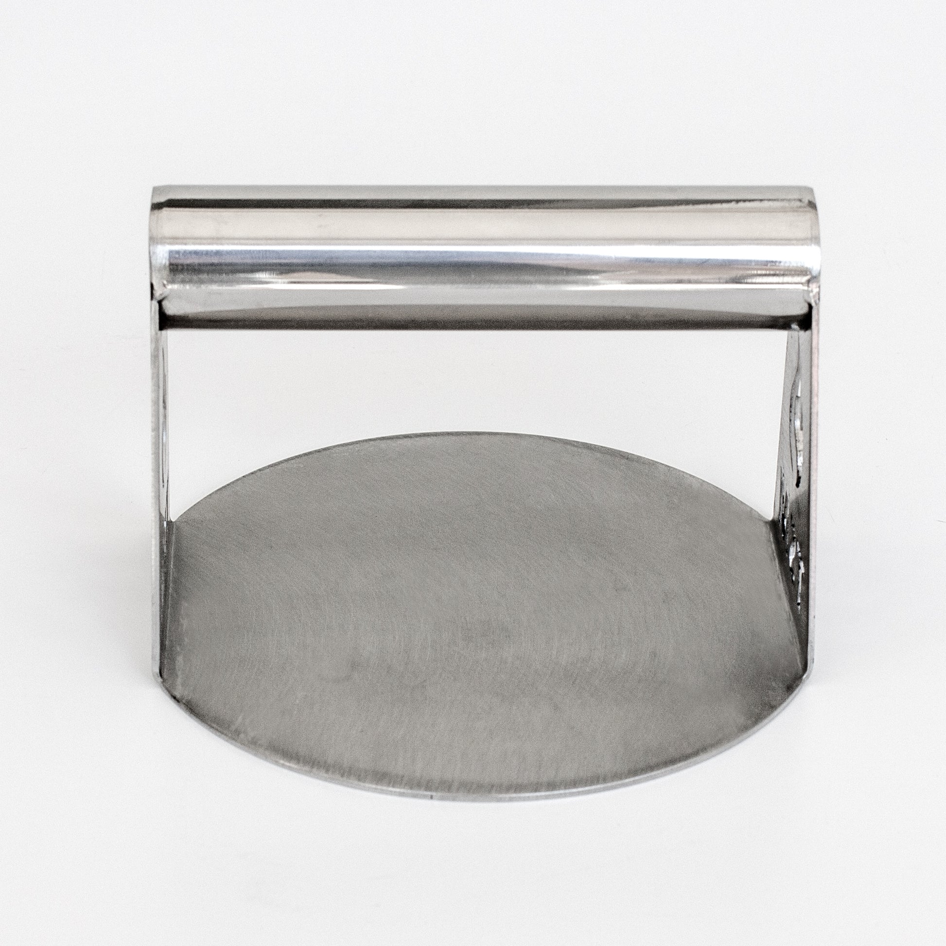 sausage-maker-burger-press;pressing-meat-patty-with-the-tsm-burger-press