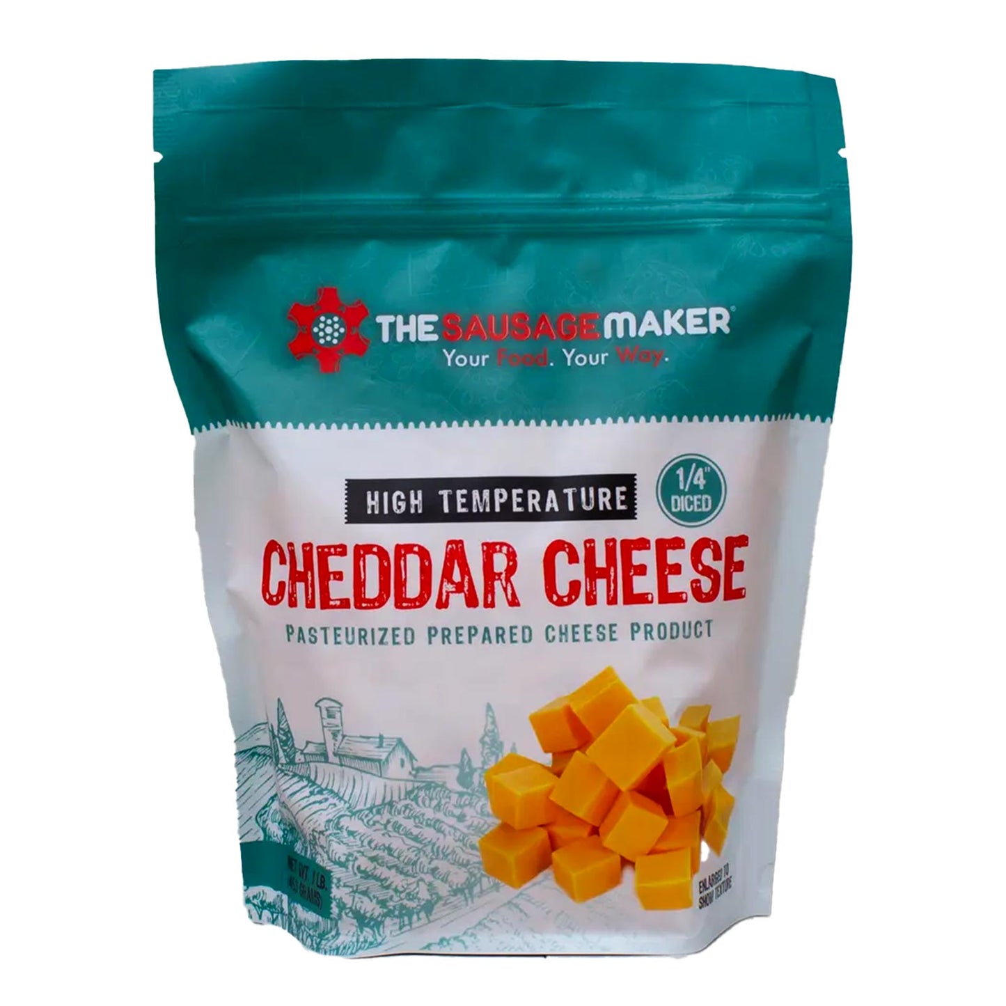 High Temp Cheddar Cheese 1 lb