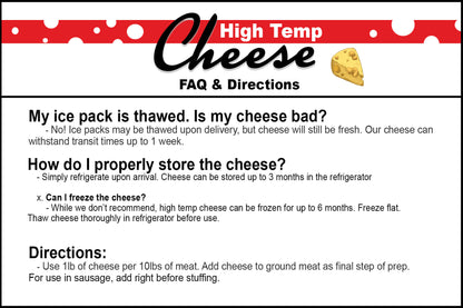 High_Temp_Swiss_Cheese,_5_lbs.;High_Temp_Cheese_Instructions