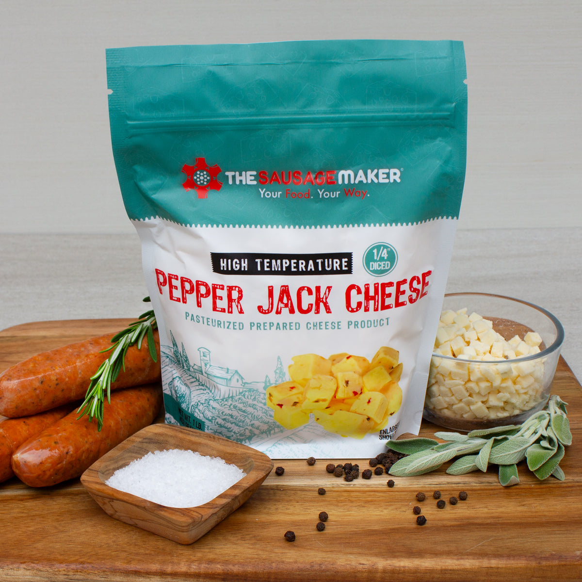 High Temp Cheese for Sausage & Smoking - The Sausage Maker – The ...