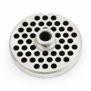 #10/12 Stainless Steel 1/4" Grinder Plate with Hub