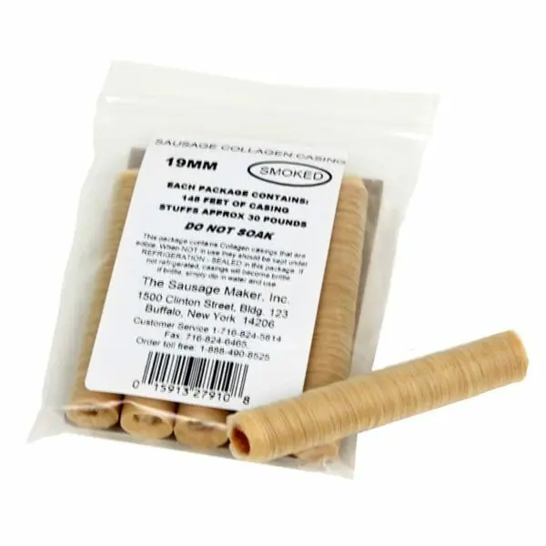 19mm (3/4") Smoked Collagen Casings